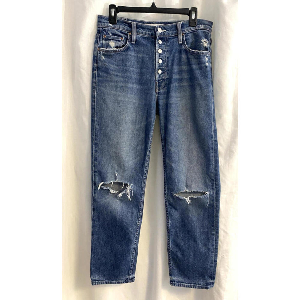 Mother Superior The Pixie Tomcat Ankle Jeans Born to Bite Size 29.